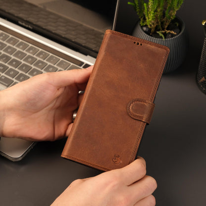 Leather Samsung Galaxy S25 Ultra Wallet Case 