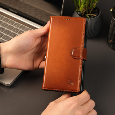Leather Samsung Galaxy S25 Ultra Wallet Case | BuffaloTORONATA - 