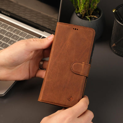 Leather Samsung Galaxy S25 Wallet Case | BuffaloTORONATA - 