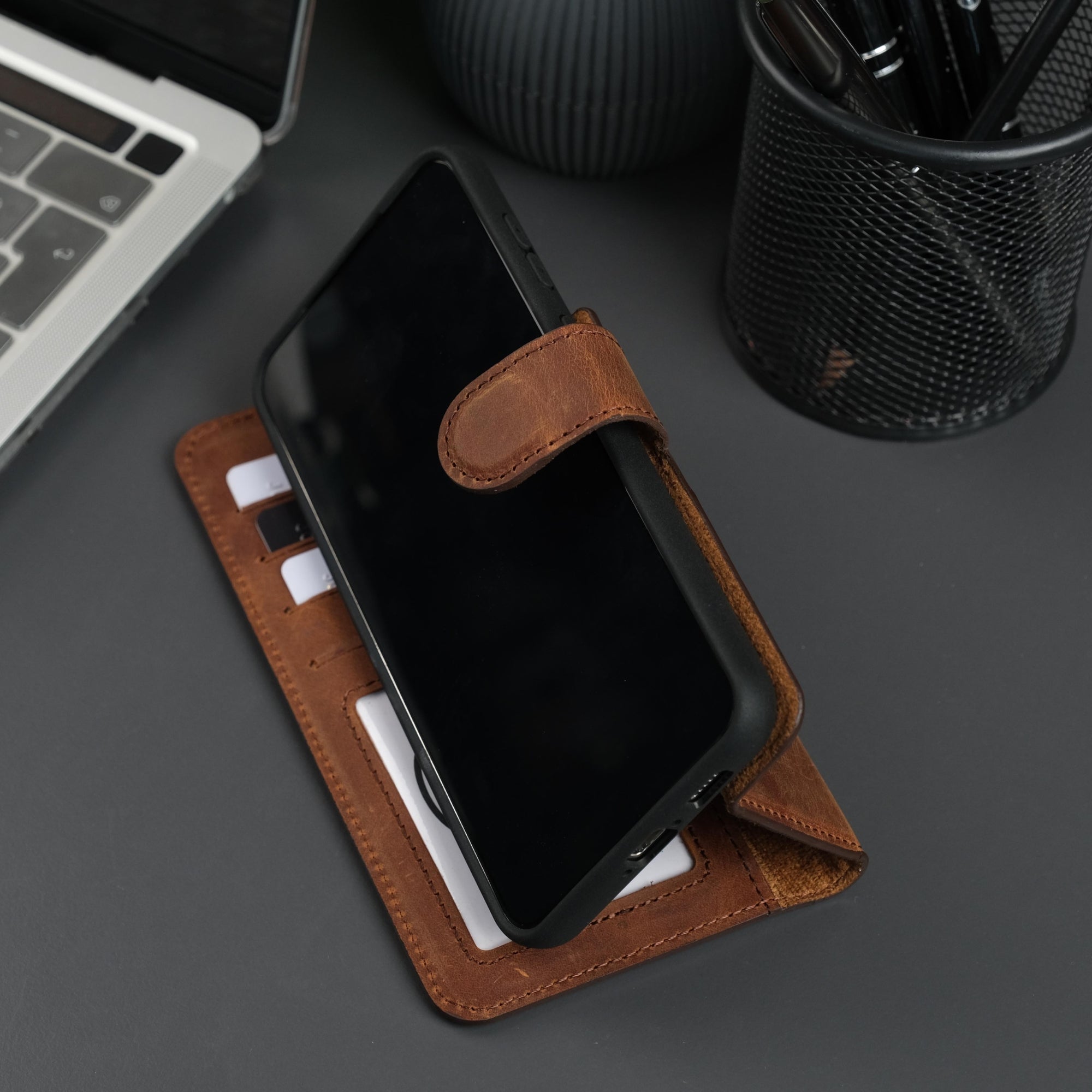 Leather Samsung Galaxy S25 Wallet Case | BuffaloTORONATA - 