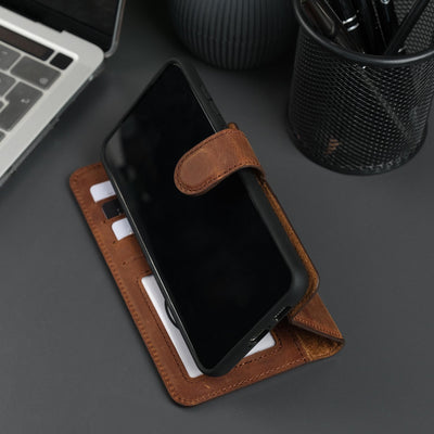 Leather Samsung Galaxy S25 Wallet Case | BuffaloTORONATA - 