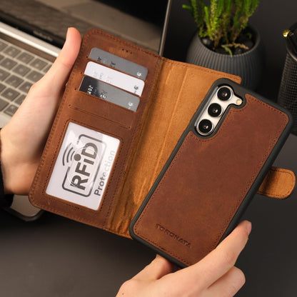 Leather Samsung Galaxy S25 Wallet Case | BuffaloTORONATA - 