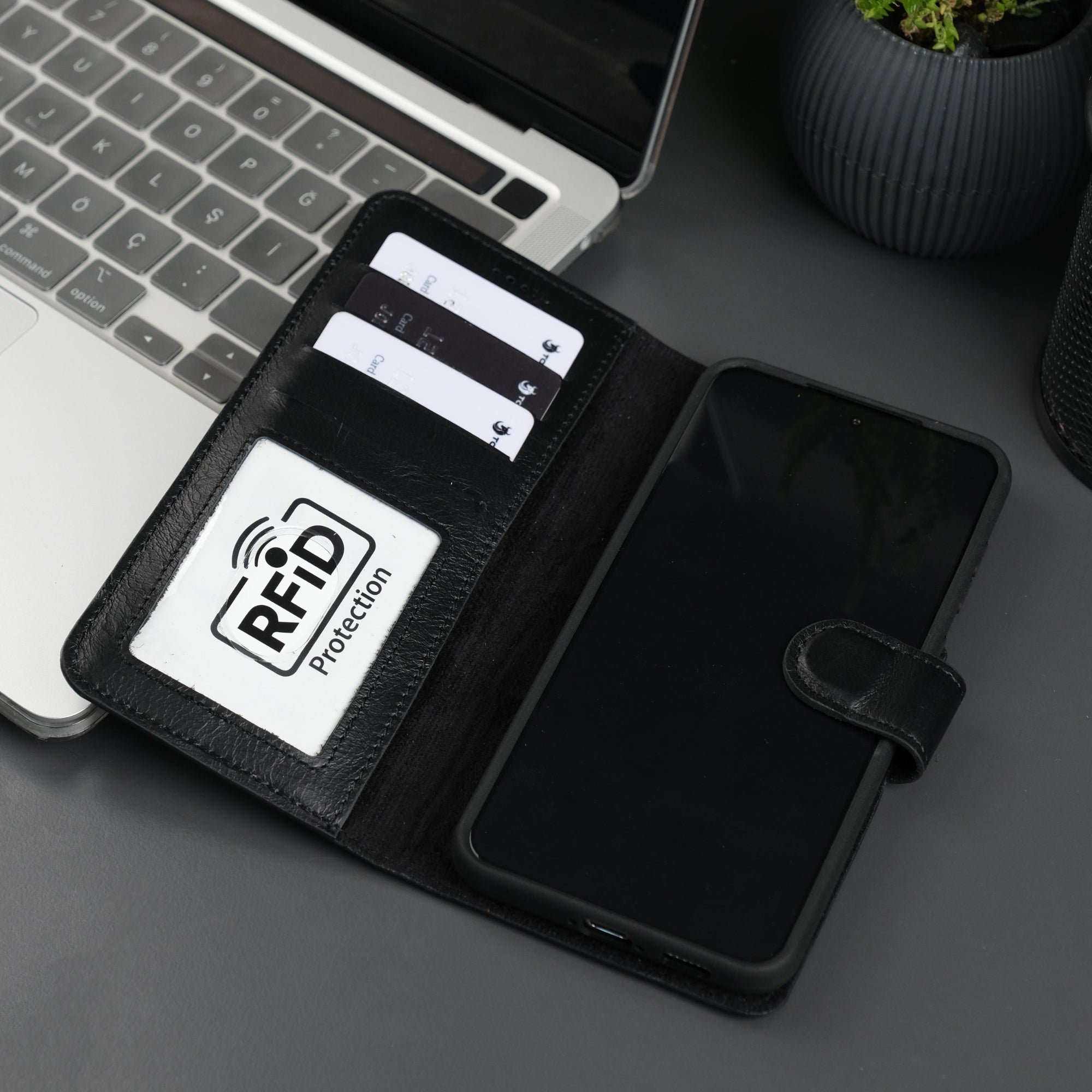 Leather Samsung Galaxy S25 Wallet Case | BuffaloTORONATA - 