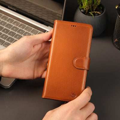 Leather Samsung Galaxy S25 Wallet Case | BuffaloTORONATA - 