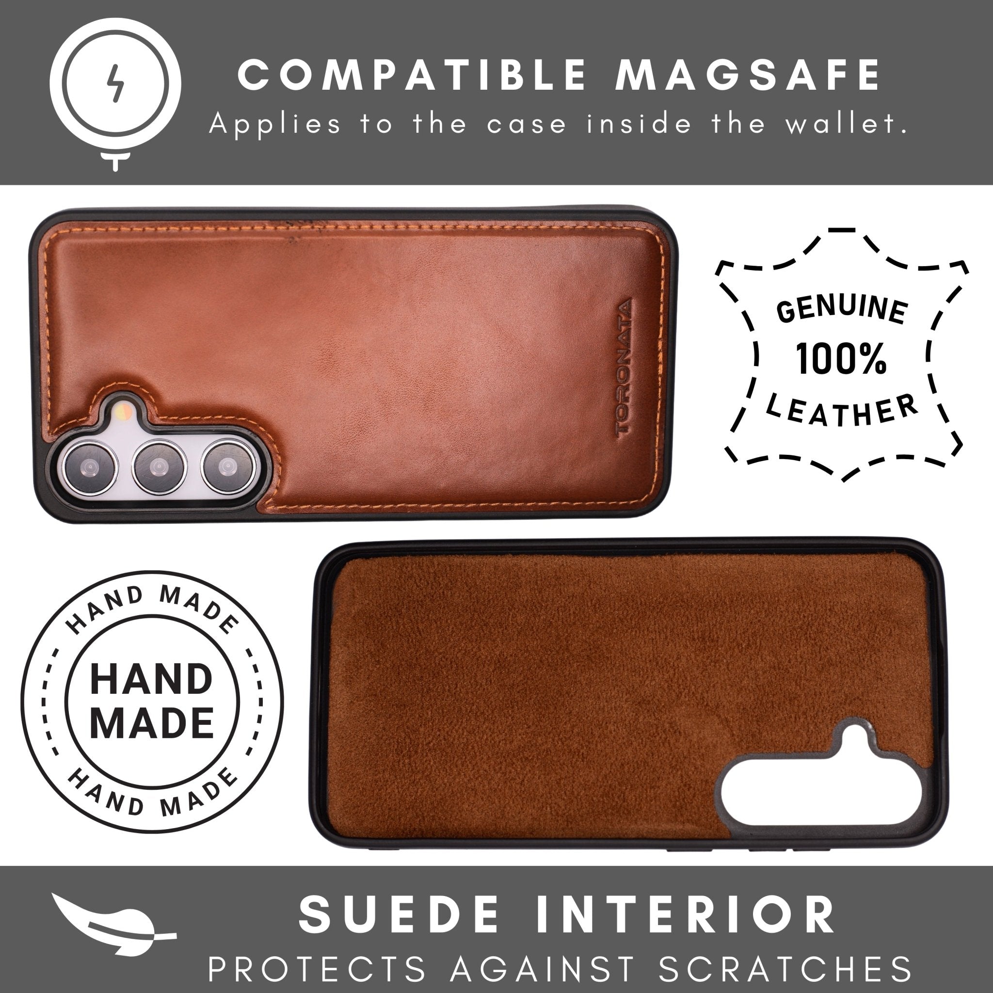 Nevada Samsung Galaxy S24 Plus Wallet Case - TORONATA - #color_tan
