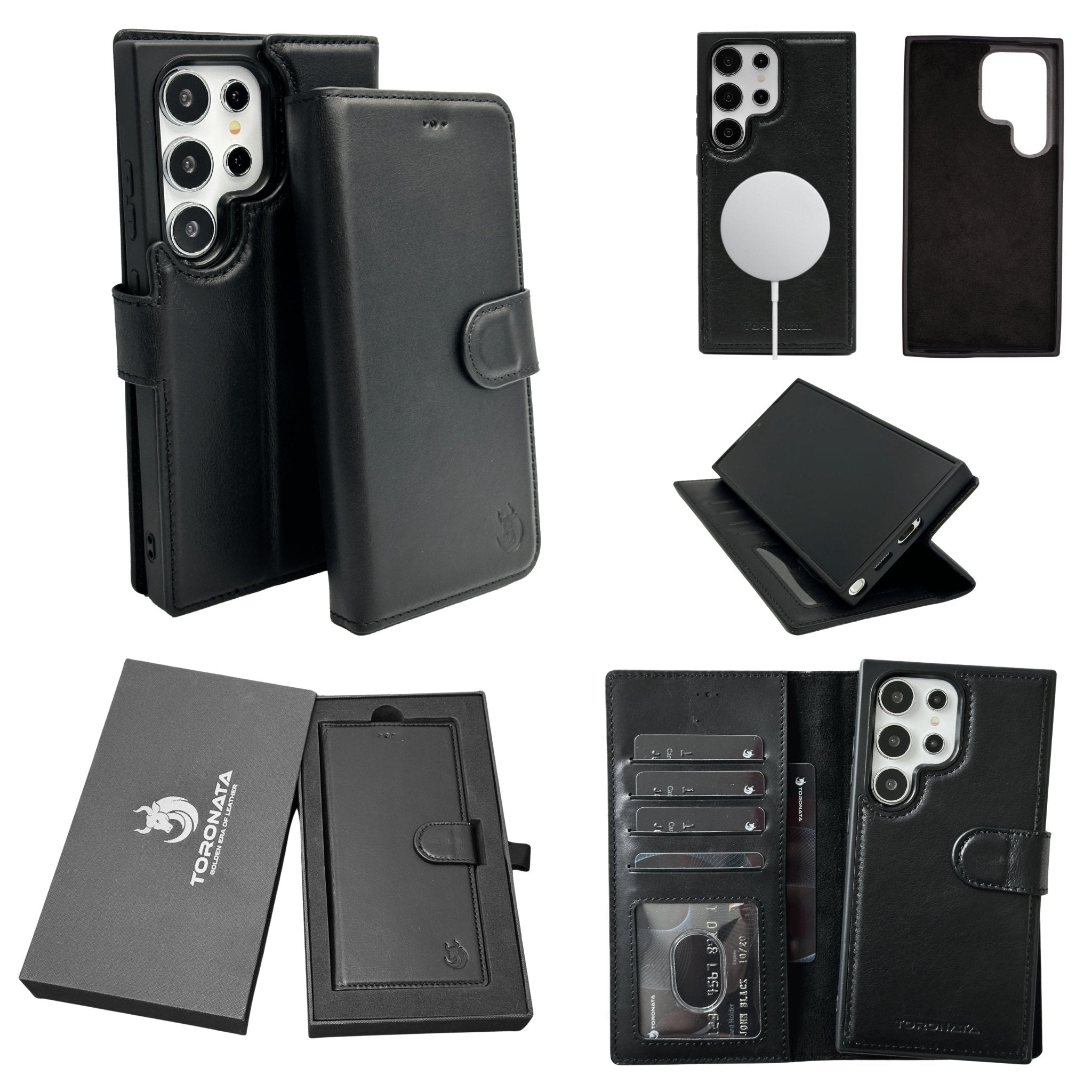 Nevada Samsung Galaxy S24 Ultra Wallet Case-Black---TORONATA