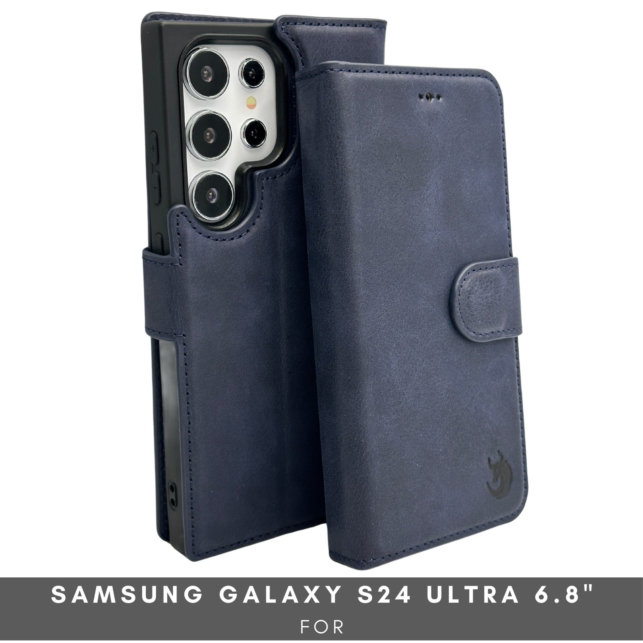 Nevada Samsung Galaxy S24 Ultra Wallet Case-Dark Blue---TORONATA