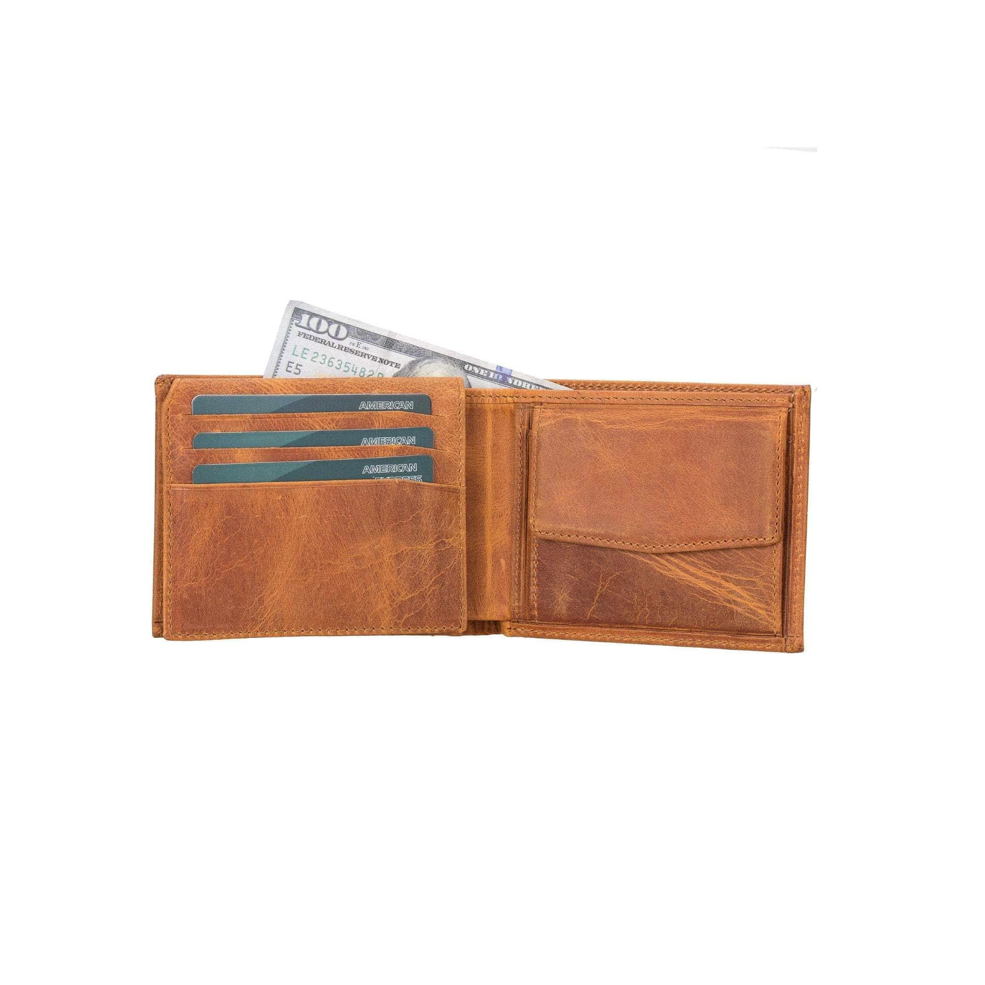 Passat Leather Wallet - TORONATA - color_ Moccasin