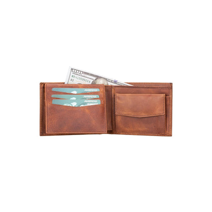 Passat Leather Wallet - TORONATA - color_ Brown