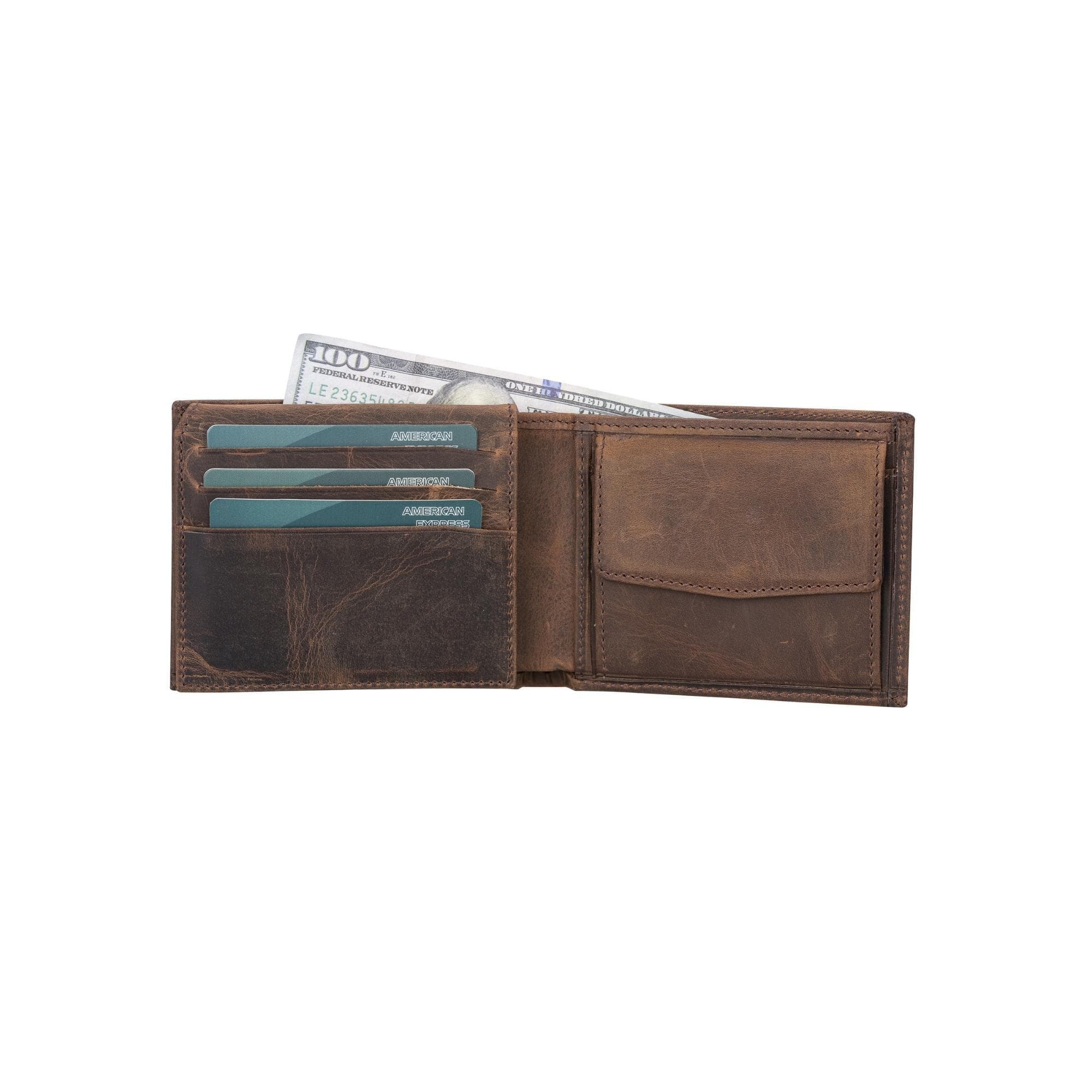 Passat Leather Wallet - TORONATA - color_ Coffee