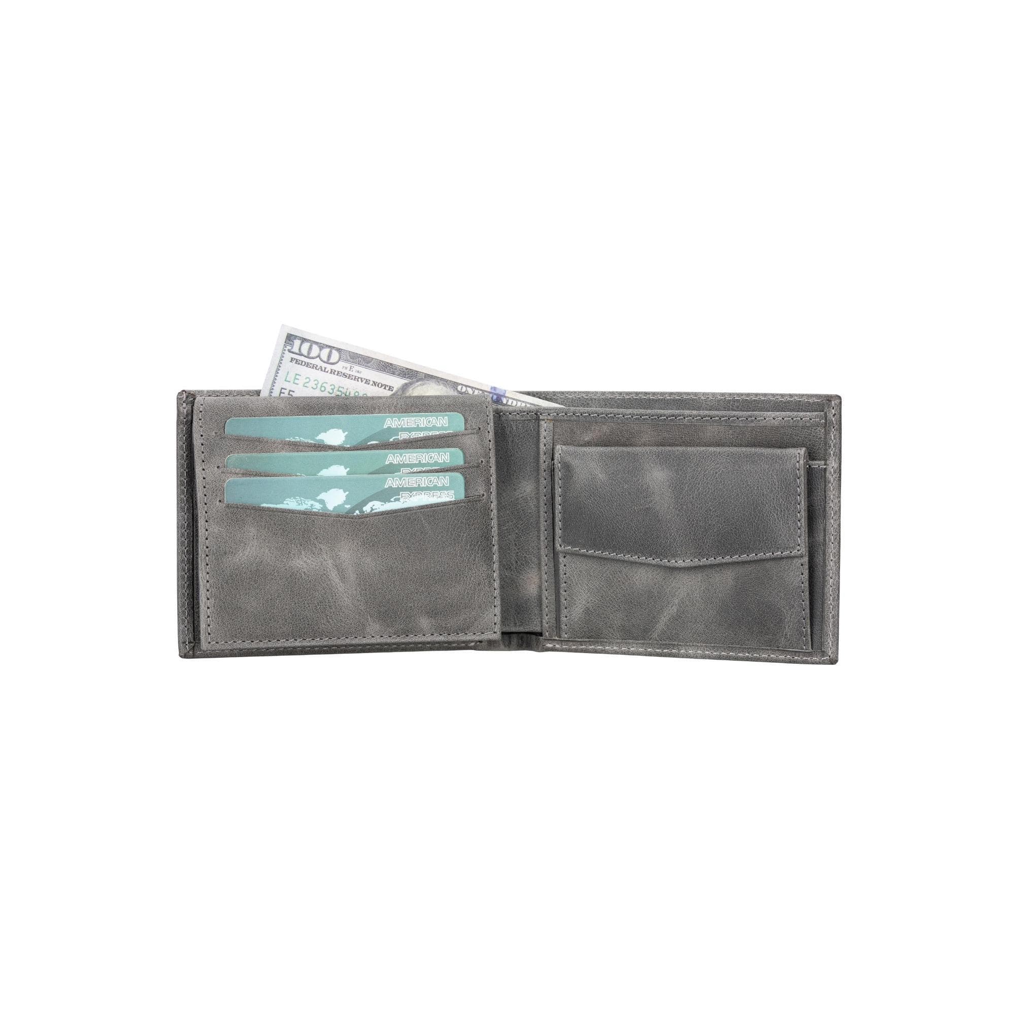 Passat Leather Wallet - TORONATA - color_ Gray
