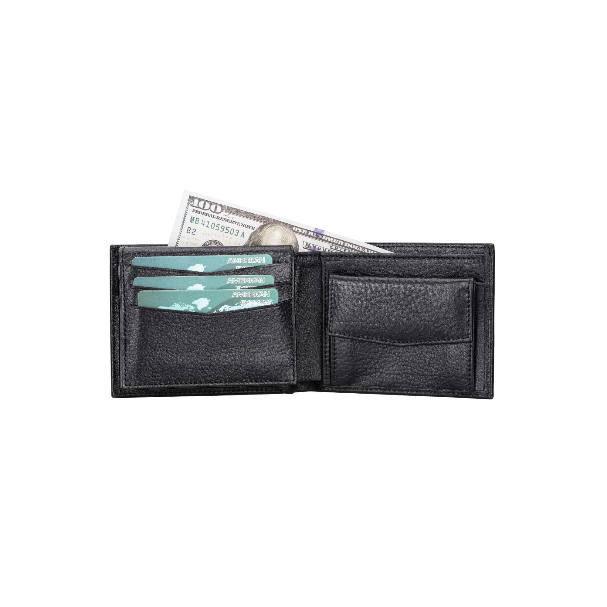 Passat Leather Wallet - TORONATA - color_ Sandy Coal