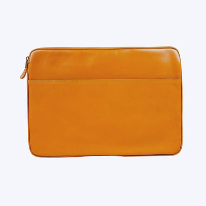 Awe Leather Laptop / Tablet Sleeve - TORONATA - color_ Sandy Tan