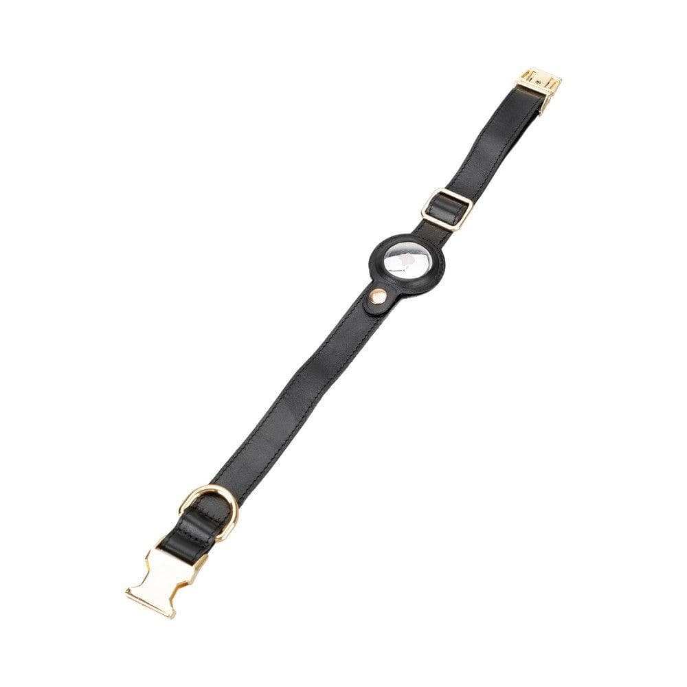 Pet Leather Collar with Apple AirTag Compatible Slot - TORONATA - color_