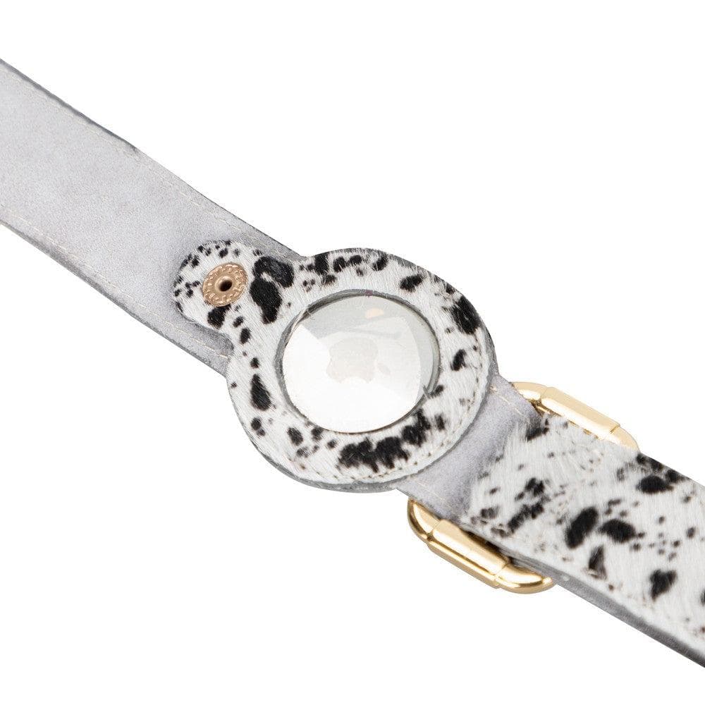 Pet Leather Collar with Apple AirTag Compatible Slot - TORONATA - color_