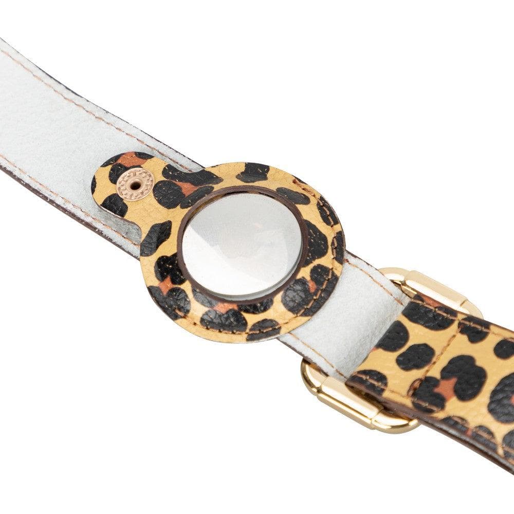Pet Leather Collar with Apple AirTag Compatible Slot - TORONATA - color_