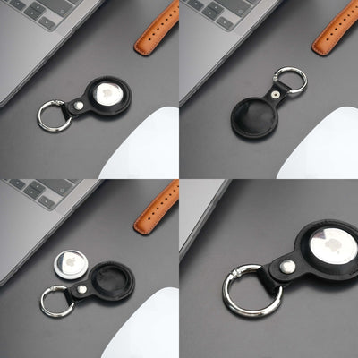 saratoga leather airtag holder - toronata - 