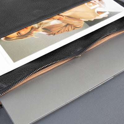 Seward Leather Laptop Bag with Shoulder Strap - MacBook Sleeve 14" & 16" 