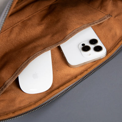 Seward Leather Laptop Bag with Shoulder Strap - MacBook Sleeve 14" & 16" 