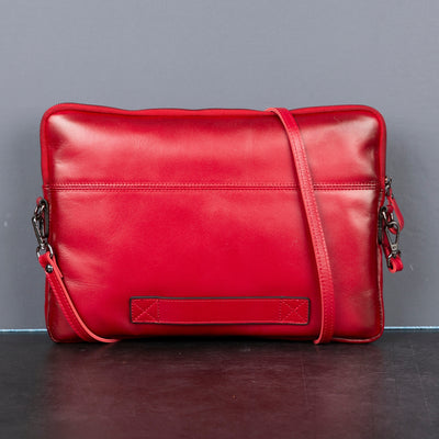 Seward Leather Laptop Bag with Shoulder Strap - MacBook Sleeve 14" & 16" 