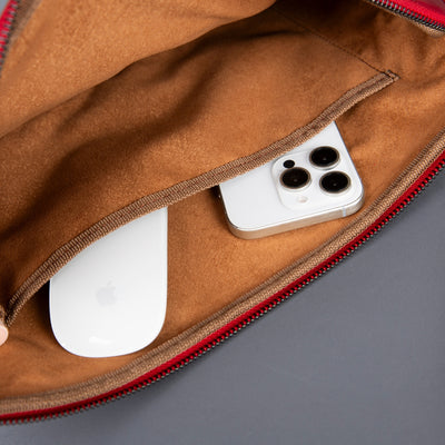 Seward Leather Laptop Bag with Shoulder Strap - MacBook Sleeve 14" & 16" 