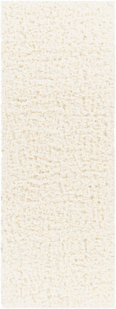 Siari Solid Cream Plush Rug
