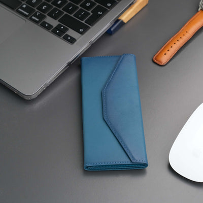 triangle leather cases for eyeglass or sunglasses - toronata - 