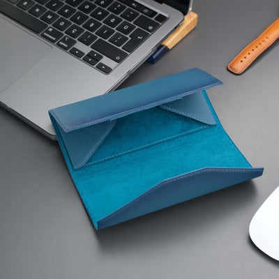 triangle leather cases for eyeglass or sunglasses - toronata - 