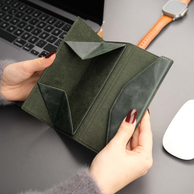 triangle leather cases for eyeglass or sunglasses - toronata - 