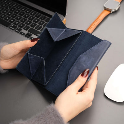 triangle leather cases for eyeglass or sunglasses - toronata - 