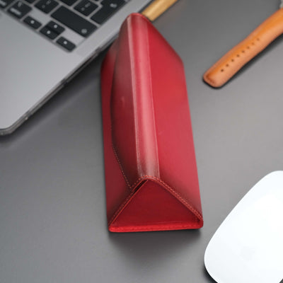 triangle leather cases for eyeglass or sunglasses - toronata - 
