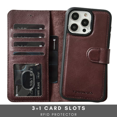 Vegas iPhone 15 Pro Wallet Case | MagSafe - TORONATA - 