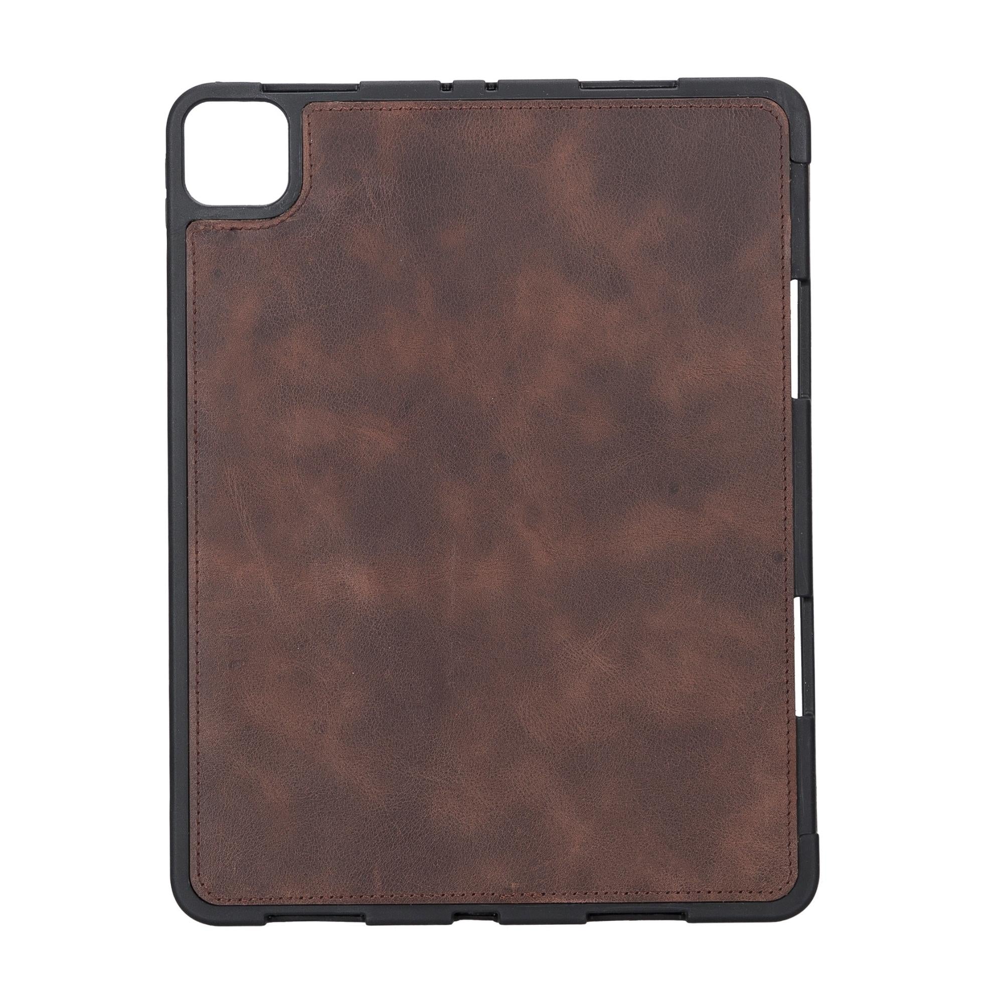 Albany Leather Wallet Case for iPad Pro 11-inch - Dark Brown - 5th Generation-2021 - TORONATA