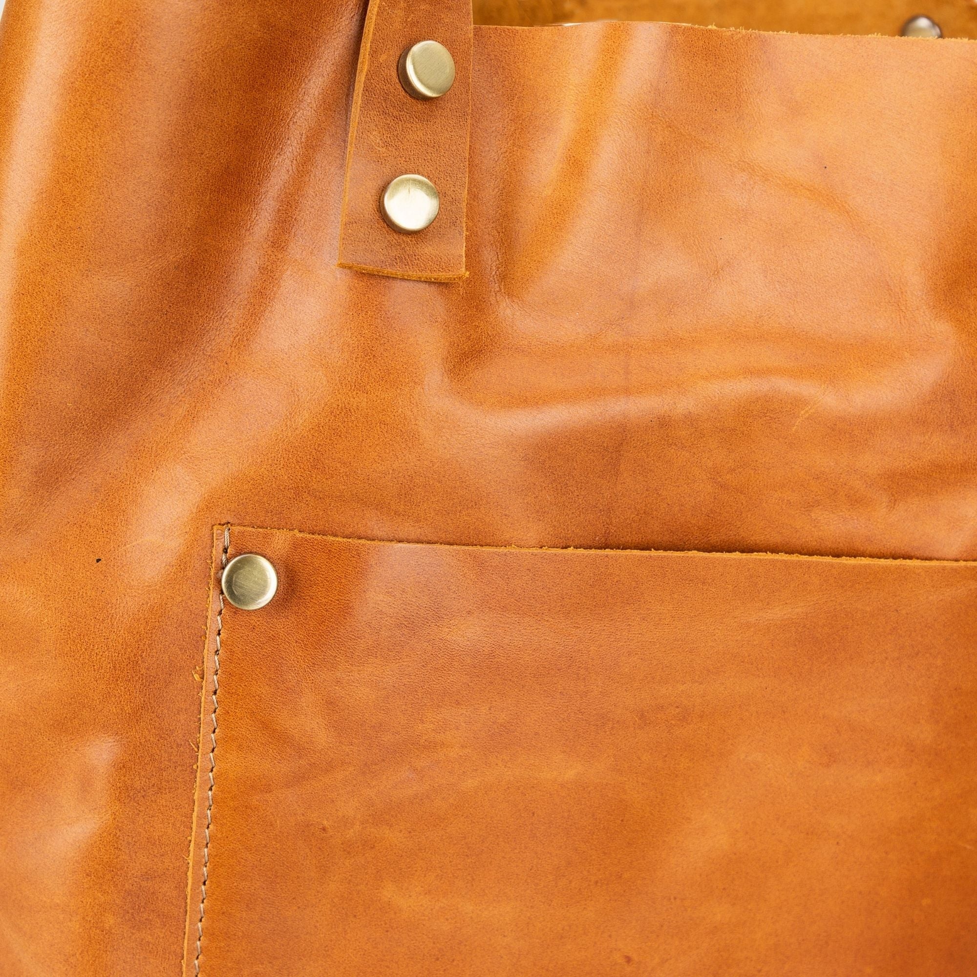 Alpine Leather Crossbody Handbag (Tote Bag) for Women - L - Tan - TORONATA