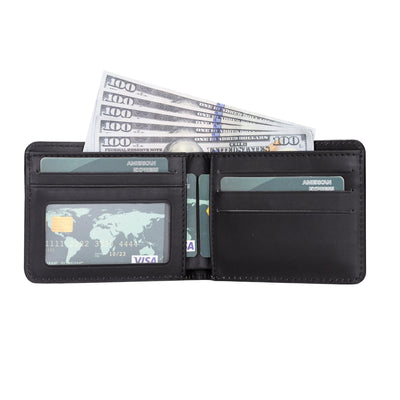 Arvada Handmade Bifold Leather Men Wallet - TORONATA - 