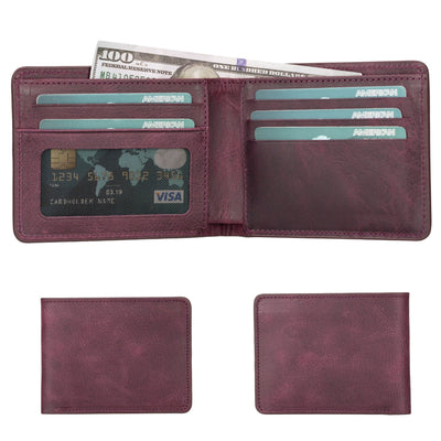 Arvada Handmade Bifold Leather Men Wallet - TORONATA - 