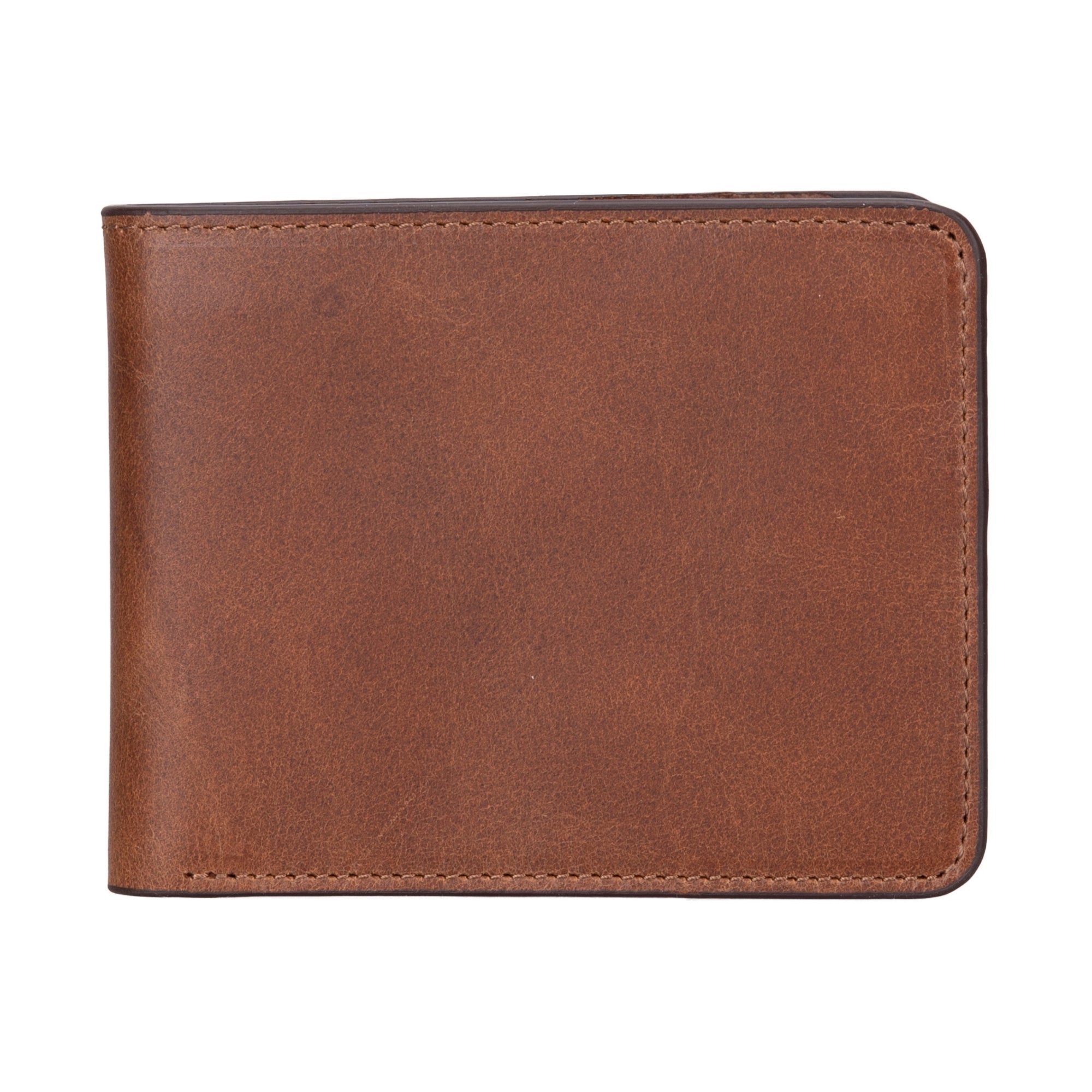 Arvada Handmade Bifold Leather Men Wallet-Russet---TORONATA