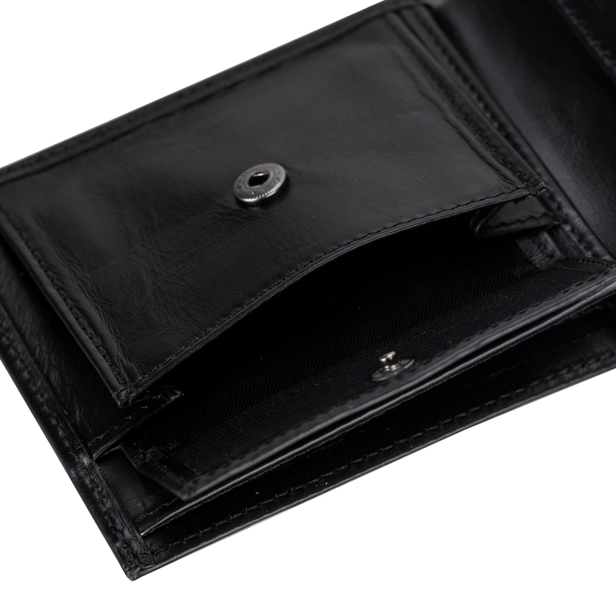 Aspen Premium Full-Grain Leather Wallet for Men-Black---TORONATA
