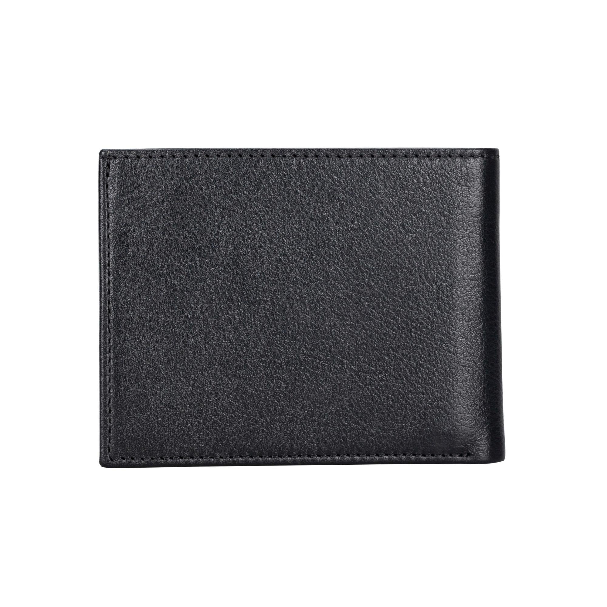 Aspen Premium Full-Grain Leather Wallet for Men-Floater Black---TORONATA