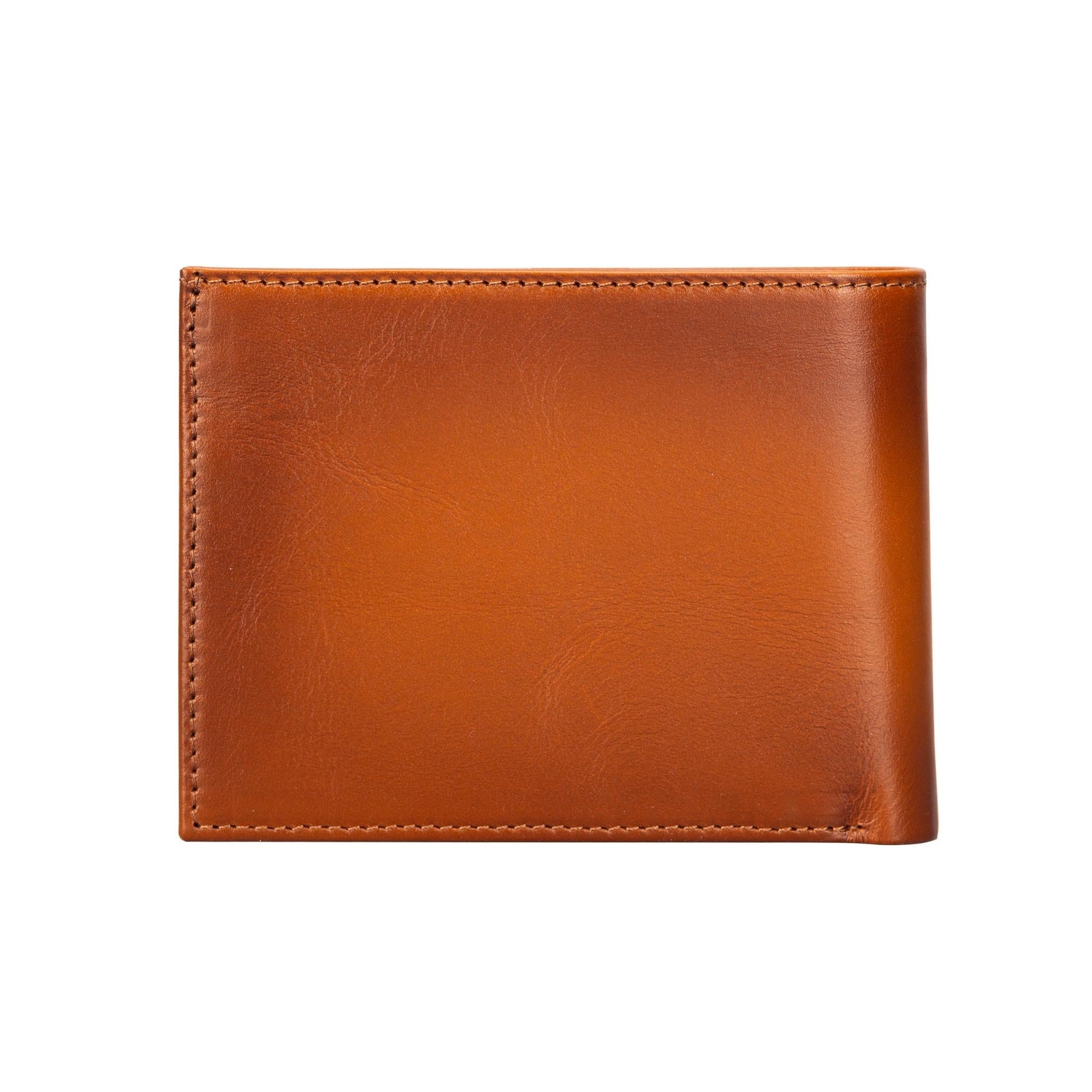 Aspen Premium Full-Grain Leather Wallet for Men-Tan---TORONATA