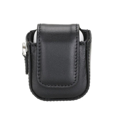 aurora luxury leather airpods case with attached wrist strap - toronata - 