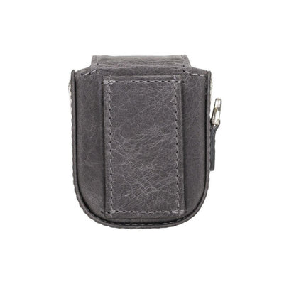 aurora luxury leather airpods case with attached wrist strap - toronata - 