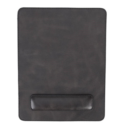 boulder full-grain leather mouse pad with hand support - toronata - 