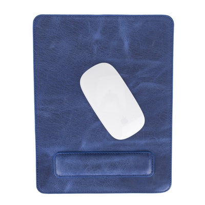 boulder full-grain leather mouse pad with hand support - toronata - 