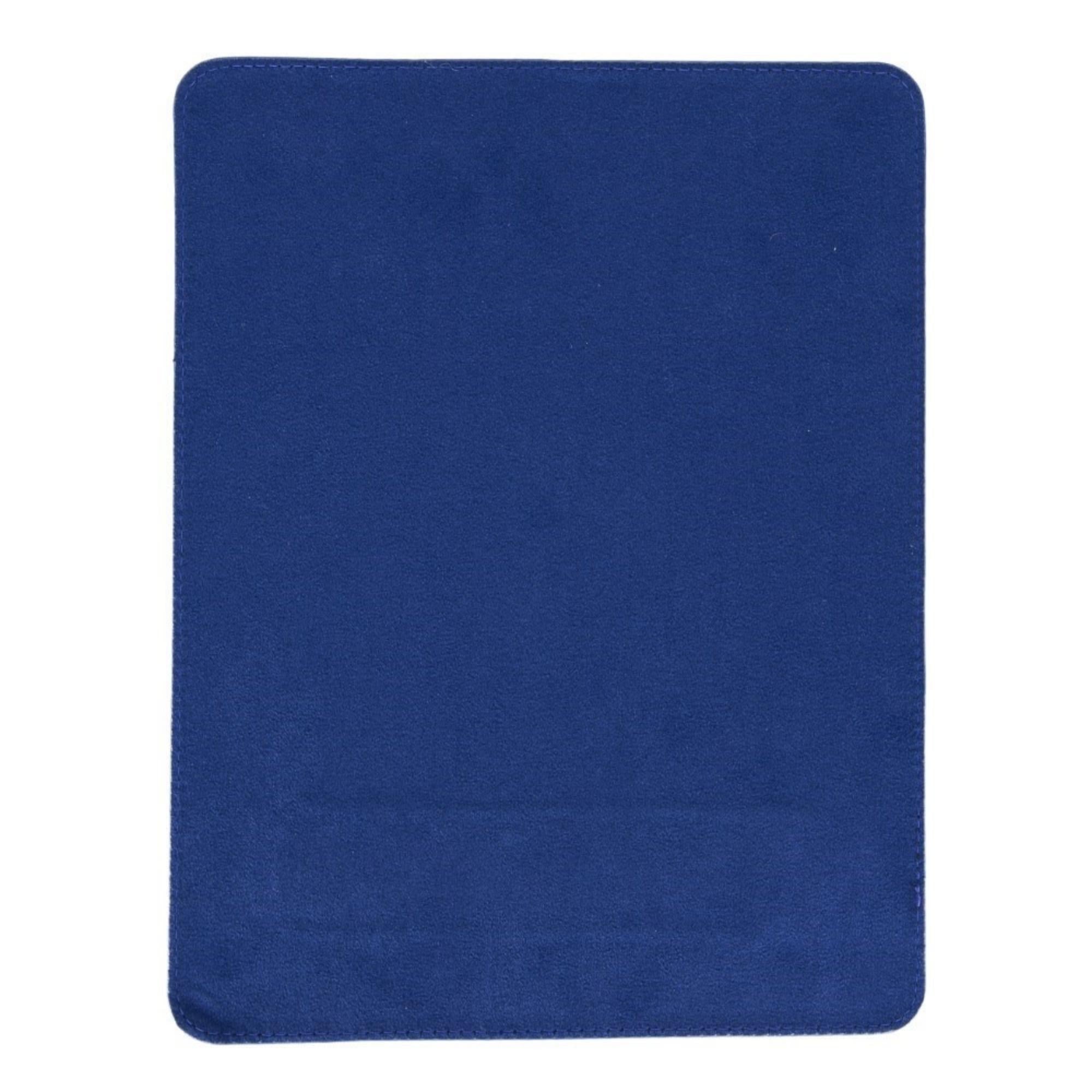 Boulder Full-Grain Leather Mouse Pad with Hand Support-Blue---TORONATA