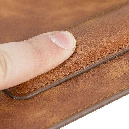 boulder full-grain leather mouse pad with hand support - toronata - 