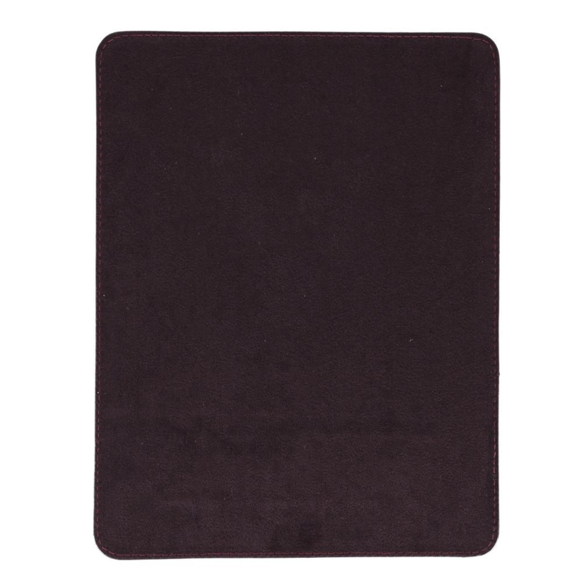 Boulder Full-Grain Leather Mouse Pad with Hand Support-Purple---TORONATA