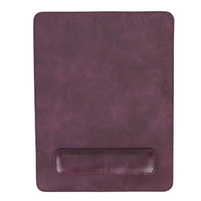 boulder full-grain leather mouse pad with hand support - toronata - 