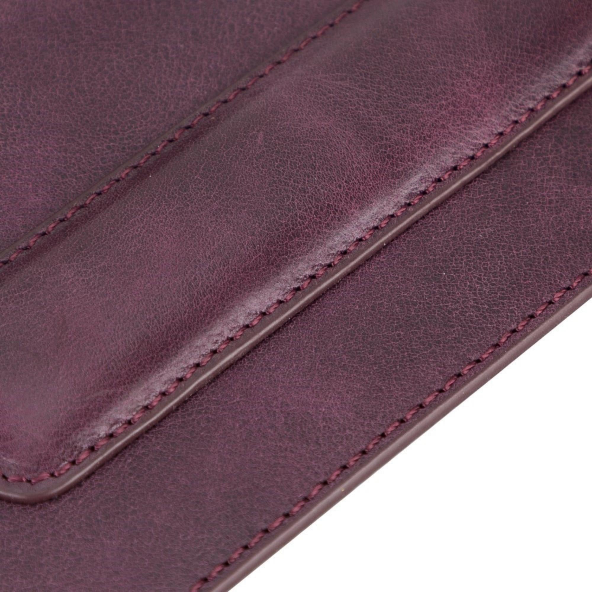 Boulder Full-Grain Leather Mouse Pad with Hand Support-Purple---TORONATA