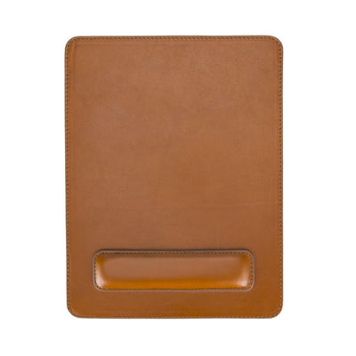 boulder full-grain leather mouse pad with hand support - toronata - 